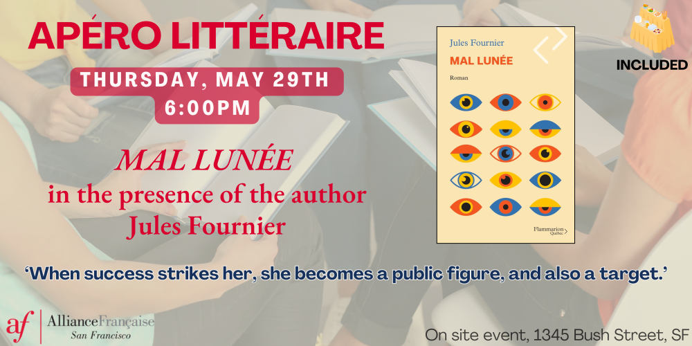 Apéro littéraire with Jules Fournier - May 29 2025