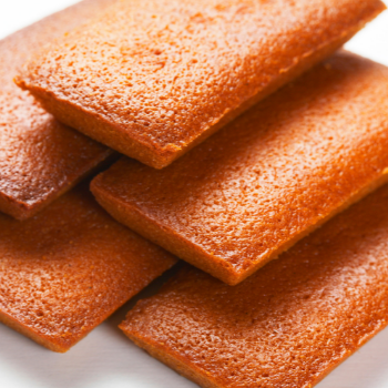 Go for gold when you play around with this financiers recipe