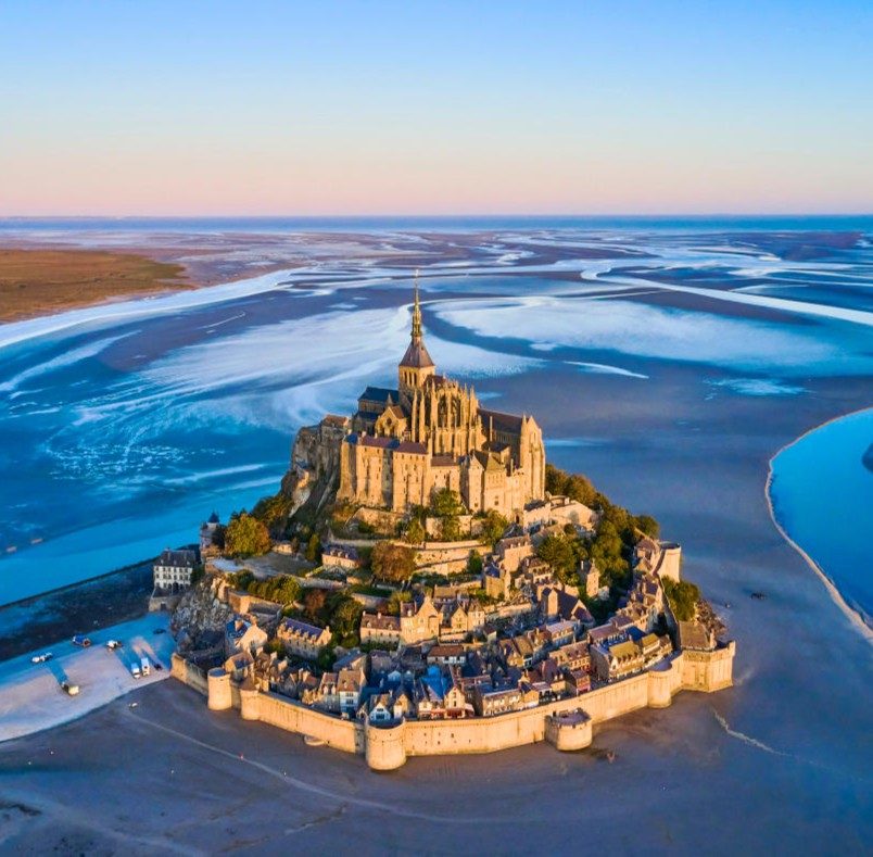 Mont Saint-Michel - the inspiration for the design of Minas Tirith