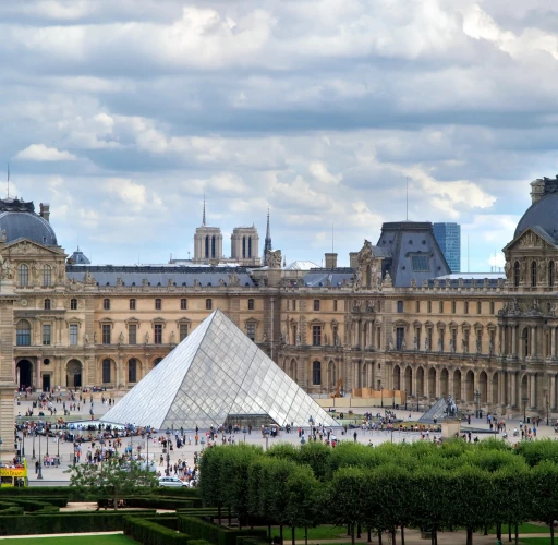 Visit of the Louvre museum