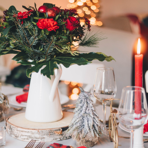 Traditional French Christmas menu